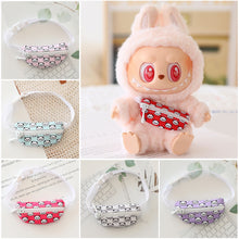 Load image into Gallery viewer, Doll Bag for 17cm Labubu BJD Plush Doll & 1/12 BJD PU Crossbody Bag Doll Accessories Mini Clothes