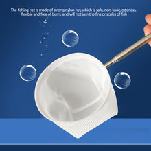 Load image into Gallery viewer, 3D Aquarium Fish Net Extendable Handle Soft Mesh Safe for Catching Fish Shrimp Aquarium Accessories