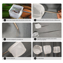 Load image into Gallery viewer, 3D Aquarium Fish Net Extendable Handle Soft Mesh Safe for Catching Fish Shrimp Aquarium Accessories
