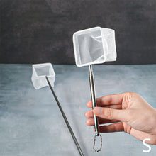 Load image into Gallery viewer, 3D Aquarium Fish Net Extendable Handle Soft Mesh Safe for Catching Fish Shrimp Aquarium Accessories
