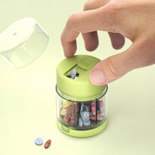 Load image into Gallery viewer, 7-Day 2In1 Pill Cases Portable with Pill Cutter Travel Vitamin Box Pill Organizer Container Organizer Storage Fish Oils Hygienic Medication Organizer