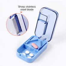 Load image into Gallery viewer, Portable Pill Organizer Box Travel Pill Case Pill Container with Compartments Pocket-Size Vitamin Storage Box Elderly Daily Pill Management