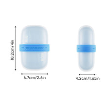 Load image into Gallery viewer, Portable Pill Organizer Box Lucifuge Leak-Proof Silicone Vitamin Pill Case with Compartments For Travel & Elderly