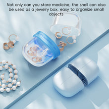 Load image into Gallery viewer, Portable Pill Organizer Box Lucifuge Leak-Proof Silicone Vitamin Pill Case with Compartments For Travel & Elderly