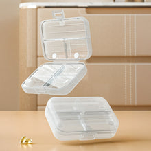 Load image into Gallery viewer, Small Pill Organizer Box with Compartments Portable Pill Case Leak-Proof Medicine Pill Dispenser Travel Elderly Daily Pill Management