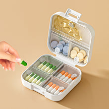 Load image into Gallery viewer, Small Pill Organizer Box with Compartments Portable Pill Case Leak-Proof Medicine Pill Dispenser Travel Elderly Daily Pill Management