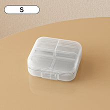 Load image into Gallery viewer, Small Pill Organizer Box with Compartments Portable Pill Case Leak-Proof Medicine Pill Dispenser Travel Elderly Daily Pill Management