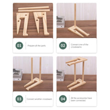 Load image into Gallery viewer, Universal Wooden Laptop Holder Detachable Base Stand Computer Cooling Bracket Suitable For Notebook Laptop Tablet 10-17 Inchs