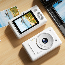 Load image into Gallery viewer, 4K Digital Camera 5000W Pixel Retro CCD Portable Card Camera Entry-level Camera Dual Camera Flash 50 Million Pixels Auto Focus