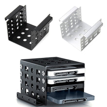 Load image into Gallery viewer, 4 Bay 2.5 inch to 3.5 inch SSD Hard Drive Enclosure Chassis Internal Mounting Adapter Bracket For PC Computer Tray Holder