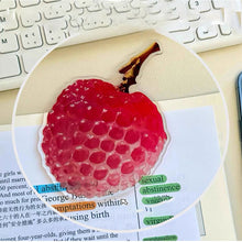 Load image into Gallery viewer, Creative Fruit Slice Bookmark With Simulation Funny Design Sense For INS Fixed Book Photography Cartoon Cute Note Bookmark