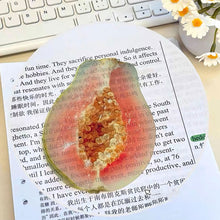 Load image into Gallery viewer, Creative Fruit Slice Bookmark With Simulation Funny Design Sense For INS Fixed Book Photography Cartoon Cute Note Bookmark