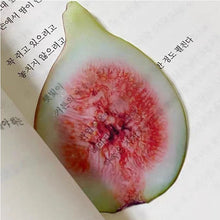 Load image into Gallery viewer, Creative Fruit Slice Bookmark With Simulation Funny Design Sense For INS Fixed Book Photography Cartoon Cute Note Bookmark