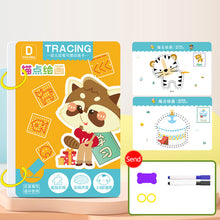 Load image into Gallery viewer, Magical Tracing Workbook Control Training Book Reusable Magic Practice Copybook Children Montessori Drawing Education Stationery