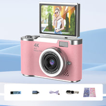 Load image into Gallery viewer, 4K CCD 8X Digital Zoom Digital Camera for Student Digital Photography Camera 2.4inch 180 Flip Screen Selfile Camera
