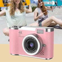 Load image into Gallery viewer, 4K CCD 8X Digital Zoom Digital Camera for Student Digital Photography Camera 2.4inch 180 Flip Screen Selfile Camera