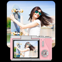 Load image into Gallery viewer, 4K CCD 8X Digital Zoom Digital Camera for Student Digital Photography Camera 2.4inch 180 Flip Screen Selfile Camera