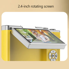 Load image into Gallery viewer, 4K CCD 8X Digital Zoom Digital Camera for Student Digital Photography Camera 2.4inch 180 Flip Screen Selfile Camera