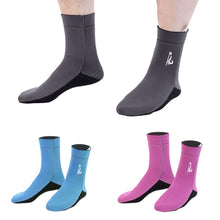 Load image into Gallery viewer, 1Pair Multifunctional Neoprene Mid-Calf Diving Socks Non-Slip And Warm Wading Socks Diving Equipment
