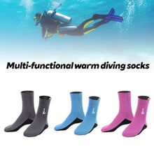 Load image into Gallery viewer, 1Pair Multifunctional Neoprene Mid-Calf Diving Socks Non-Slip And Warm Wading Socks Diving Equipment