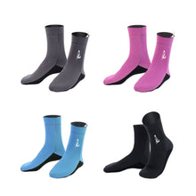 Load image into Gallery viewer, 1Pair Multifunctional Neoprene Mid-Calf Diving Socks Non-Slip And Warm Wading Socks Diving Equipment