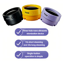 Load image into Gallery viewer, Portable Badminton Steaming Ball Steamer 3-Hole High Mist Output Humidifier Ultrasonic Smart Atomization Fumigation Ball Machine Type-C Charging