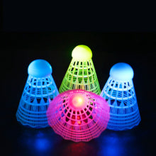 Load image into Gallery viewer, 3PCS Colorful Luminous Nylon Badminton Balls High-Elasticity Windproof Durable Outdoor Training Balls