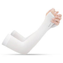 Load image into Gallery viewer, 1Pair Summer Ice Silk Sun Protection Arm Sleeves Lightweight And Breathable Outdoor Cycling Sports Sleeves