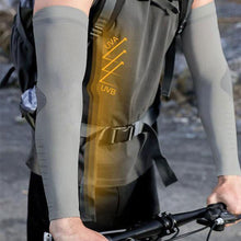 Load image into Gallery viewer, 1Pair Men's Summer Ice Silk Sun Protection Ice Sleeves Cool And Breathable Outdoor Sports Cycling Fishing Arm Protection Long Sleeves