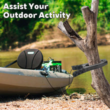 Load image into Gallery viewer, Stainless Steel Boat Anchor Clip With Paracord Kayak Canoe Clamp For Fixed Self-Locking Tension Jaw Fishing Accessory
