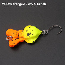 Load image into Gallery viewer, 1PC 2.9/4.2CM Lure Double-Section Micro Bait Stream Single Hook for Bass Topmouth Culter Tilapia