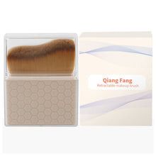 Load image into Gallery viewer, Portable Wave Beautifying Black Brush Foundation Make-up Brush Soft Hair Powder Blusher Brush Bevel Foundation Make-up Brush