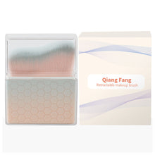 Load image into Gallery viewer, Portable Wave Beautifying Black Brush Foundation Make-up Brush Soft Hair Powder Blusher Brush Bevel Foundation Make-up Brush