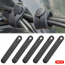 Load image into Gallery viewer, 5Pcs Universal 9cm Motorcycle Cable Ties For Securing Cable Ties Wiring Harness Rubber Bands Moto Electric Vehicle Accessories