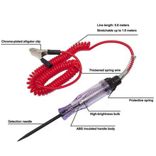 Load image into Gallery viewer, 12V 24v LED Display Car Circuit Tester Pen Probe 3-120v Electric Fuse Test Light Voltage Pen Detector