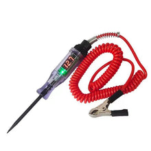 Load image into Gallery viewer, 12V 24v LED Display Car Circuit Tester Pen Probe 3-120v Electric Fuse Test Light Voltage Pen Detector