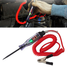 Load image into Gallery viewer, 12V 24v LED Display Car Circuit Tester Pen Probe 3-120v Electric Fuse Test Light Voltage Pen Detector
