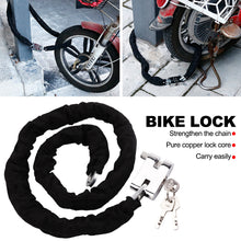 Load image into Gallery viewer, Motorcycle Bike Lock Heavy-duty Chain Lock Heavy Duty 1.2m Bike Bicycle Security Padlock with 3 keys