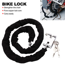 Load image into Gallery viewer, Motorcycle Bike Lock Heavy-duty Chain Lock Heavy Duty 1.2m Bike Bicycle Security Padlock with 3 keys
