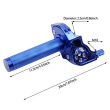 Load image into Gallery viewer, 22mm Universal Motorcycle Moped Scooter Bike CNC Adjustable Throttle Twist Grips Handlebars For Moped Scooter Bike M10*1.5