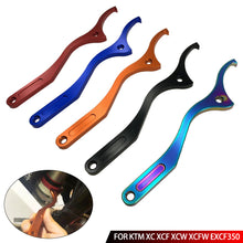 Load image into Gallery viewer, Motorcycle Rear Shock Spanner Damping Wrench For SX SXF XC XCF EXC EXCF 125 200 250 300 350 400 450 500 Husqvarna TE TC FE