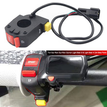 Load image into Gallery viewer, Motorcycle Headlight Horn SPORT/EP Control Switch Electric For Sur Ron Sur-Ron Surron Light Bee S & Light Bee X Dirt Bike Parts