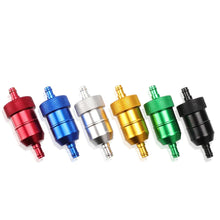 Load image into Gallery viewer, Motorcycle Oil and Gas Fuel Filter Aluminum Gasoline Cleaner Reusable Cleanable Fuel Filter For Motocross ATV Quad