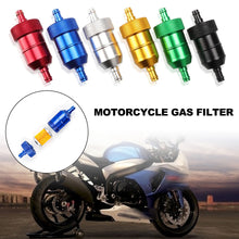 Load image into Gallery viewer, Motorcycle Oil and Gas Fuel Filter Aluminum Gasoline Cleaner Reusable Cleanable Fuel Filter For Motocross ATV Quad