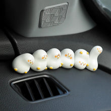 Load image into Gallery viewer, 3/6Pcs Car Rearview Mirror Decoration Center Console Small Cute Duck Doll Resin Ornament Auto Interior Accessories
