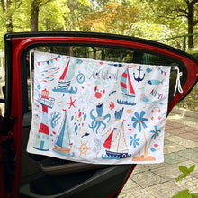 Load image into Gallery viewer, Car Cute Cartoon Window Sunshades UV Protection Sun Cover With Suction Cup Sunshade Heat Blocking Curtain