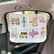 Load image into Gallery viewer, Car Cute Cartoon Window Sunshades UV Protection Sun Cover With Suction Cup Sunshade Heat Blocking Curtain