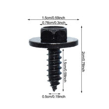 Load image into Gallery viewer, 20Pcs Car Auto Fastener Clips Screw Bolt Retainer Fender Liner Under Cover Screw Push Pin Clips For BMW