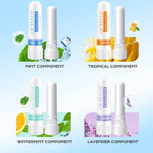 Load image into Gallery viewer, 4Pcs/set Nasal Inhaler Mint Nasal Essential Oil Menthol Inhaler Relieve Rhinitis Fatigue Artifact Refreshing Mint Aromatherapy Spray