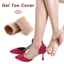 Load image into Gallery viewer, Fiber Gel Toe Separator Toe Cover Hallux Valgus Bunion Corrector Bandage Callus Protector Anti Abrasion Pain Relief Foot Care Finger Protection